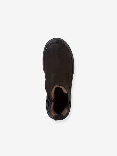Boots enfants PULSE TEX CHELYS WOOL Froddo bleu nuit+caramel+noir 19 - vertbaudet enfant 