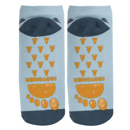 Chaussettes antidérapantes enfant bleu 5/8 ans Bleu 3 - vertbaudet enfant 