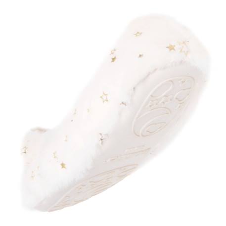Chaussons ballerines imitation fourrure, semelle gomme antidérapante Ivoire 5 - vertbaudet enfant 