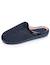 Chaussons mules microvelours semelle ergonomique, mousse à mémoire forme Léopard marine 6 - vertbaudet enfant 