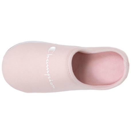 Chaussons mules suédine ultra confort moelleux souple et lavable Gris chiné clair+Noir+Rose pâle 14 - vertbaudet enfant 