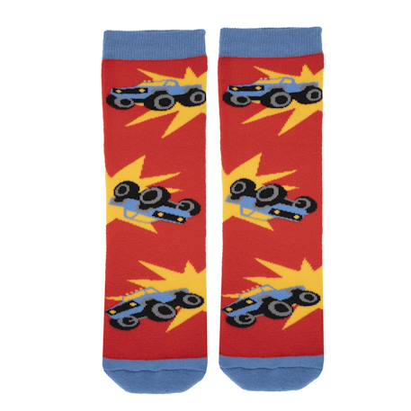 Chaussettes antidérapantes enfant rouge 5/8 ans Rouge 1 - vertbaudet enfant 