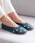Chaussons ballerines ultra confortables, semelle en cuir, détail grand nœud Bleu canard+Bleu canardfleurs+Girafe+Gris chiné clair+Ivoire+Rayure marinière+Rayuresbleues+Rouge+Sauge+Sauge/crème+Vert d'eau 55 - vertbaudet enfant 