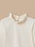 T-shirt en coton bio - collection junior Ecru 2 - vertbaudet enfant 
