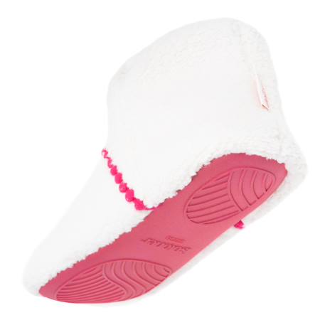 Chaussons bottillons sherpa, semelle gomme ultra souple Ivoire 5 - vertbaudet enfant 