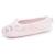 Chaussons ballerines imitation fourrure, semelle gomme ultra souple Gris+Rose 7 - vertbaudet enfant 