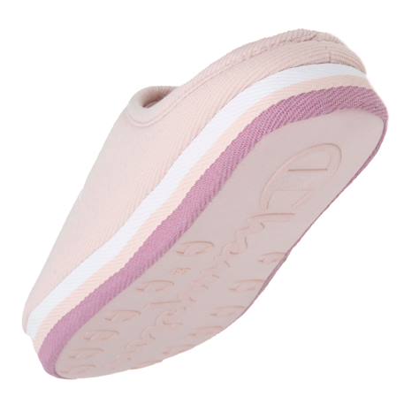 Chaussons mules suédine ultra confort moelleux souple et lavable Gris chiné clair+Noir+Rose pâle 17 - vertbaudet enfant 