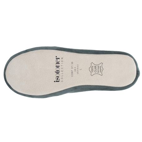 Chaussons ballerines ultra confortables, semelle en cuir, détail grand nœud Bleu canard+Bleu canardfleurs+Girafe+Gris chiné clair+Ivoire+Rayure marinière+Rayuresbleues+Rouge+Sauge+Sauge/crème+Vert d'eau 58 - vertbaudet enfant 