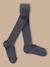 Collants à côtes fille Gris chine fonce+Marine+Rose doux 4 - vertbaudet enfant 