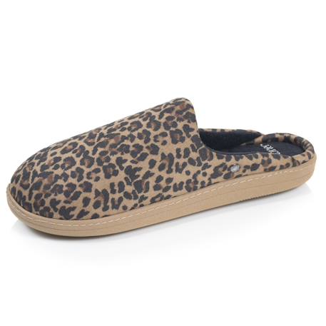 Chaussons mules ultra confortables et légers, mousse à mémoire de forme Bleu canardfleurs+Léopard+Noir+Rayuresbleues 7 - vertbaudet enfant 