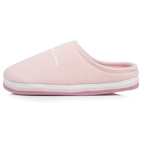 Chaussons mules suédine ultra confort moelleux souple et lavable Gris chiné clair+Noir+Rose pâle 15 - vertbaudet enfant 