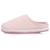 Chaussons mules suédine ultra confort moelleux souple et lavable Gris chiné clair+Noir+Rose pâle 15 - vertbaudet enfant 
