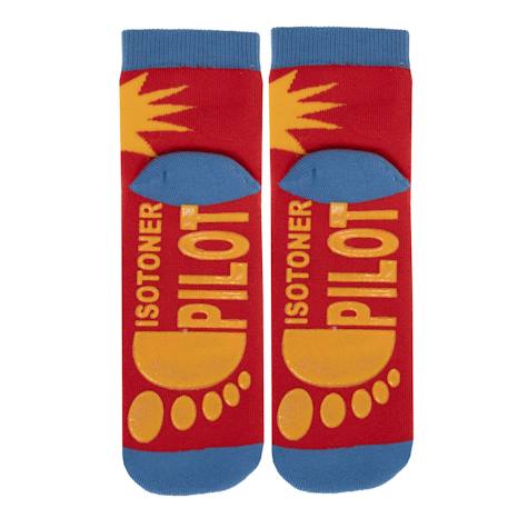 Chaussettes antidérapantes enfant rouge 5/8 ans Rouge 3 - vertbaudet enfant 