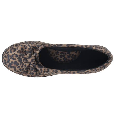 Chaussons ballerines souples, ultra confortables et légers, confort technologie everywear Bleu canardfleurs+Grisirisé+Léopard+Rayuresbleues+Sauge+Sauge noeud irisé+Taupe 15 - vertbaudet enfant 