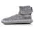 Chaussettes d'intérieur maille torsadée, picots antidérapants Gris+Ivoire 3 - vertbaudet enfant 