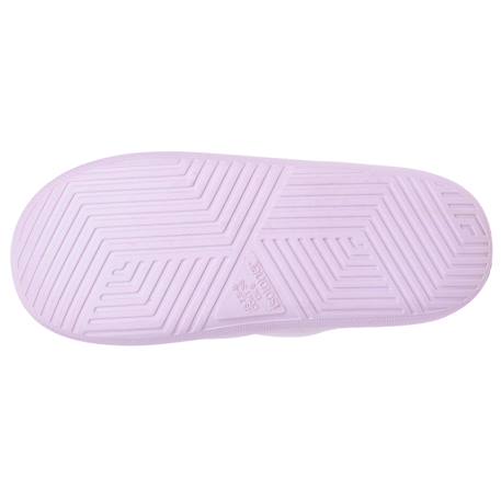 Chaussons mules microvelours semelle bloup extra confort Blush+Gris chiné+Léopard beige+Lilas 23 - vertbaudet enfant 
