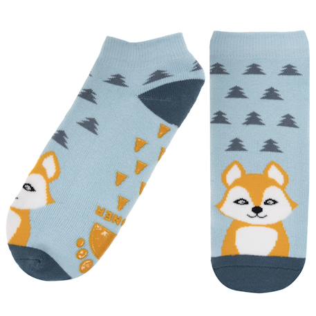 Chaussettes antidérapantes enfant bleu 5/8 ans Bleu 2 - vertbaudet enfant 