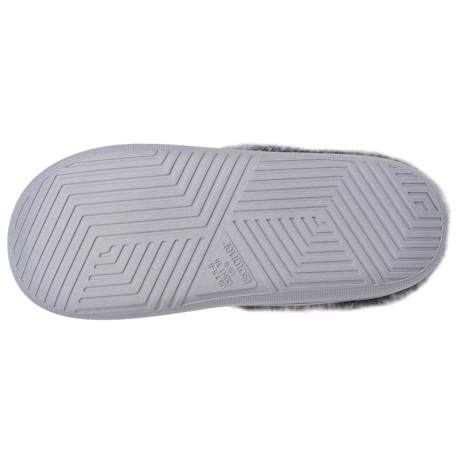 Chaussons mules microvelours semelle bloup extra confort Blush+Gris chiné+Léopard beige+Lilas 11 - vertbaudet enfant 
