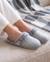 Chaussons mules microvelours semelle bloup extra confort Blush+Gris chiné+Léopard beige+Lilas 8 - vertbaudet enfant 