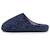 Chaussons mules microvelours semelle ergonomique, mousse à mémoire forme Marine+Noir+Rayures canard 4 - vertbaudet enfant 