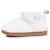 Chaussons bottillons maille bouclette - semelle crantée Ivoire 3 - vertbaudet enfant 