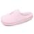 Chaussons mules sherpa stylé et chaud confort douillets et moelleux Ivoire+Rose pâle+Vert d'eau 7 - vertbaudet enfant 