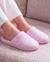 Chaussons mules microvelours semelle bloup extra confort Blush+Gris chiné+Léopard beige+Lilas 20 - vertbaudet enfant 