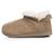 Chaussons bottillons cuir camel semelle gomme crantés Camel 4 - vertbaudet enfant 