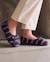 Chaussons ballerines microvelours semelle ergonomique, mousse à mémoire forme Noir+Rayures canard+Rouge 8 - vertbaudet enfant 