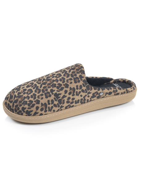 Chaussons mules ultra confortables et légers, mousse à mémoire de forme Bleu canardfleurs+Léopard+Noir+Rayuresbleues 12 - vertbaudet enfant 