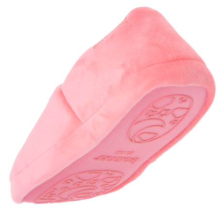 Chaussons mocassins microvelours, semelle gomme antidérapante Rose 5 - vertbaudet enfant 