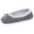 Chaussons ballerines sergé pailleté, semelle gomme ultra souple Gris foncé 1 - vertbaudet enfant 