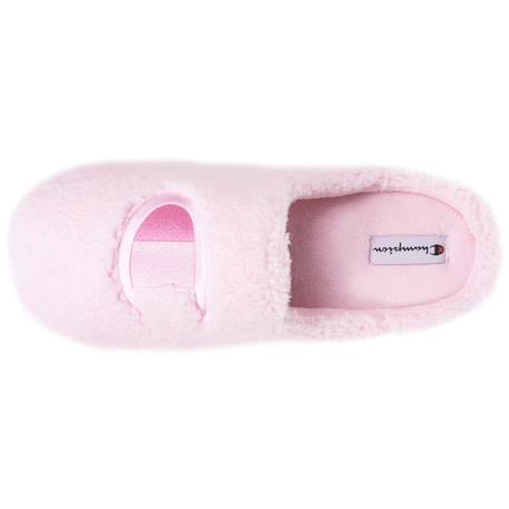 Chaussons mules sherpa stylé et chaud confort douillets et moelleux Ivoire+Rose pâle+Vert d'eau 8 - vertbaudet enfant 