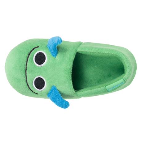 Chaussons mocassins micro,éponge, semelle gomme antidérapante Vert 2 - vertbaudet enfant 