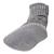 Chaussettes d'intérieur maille torsadée, picots antidérapants Gris+Ivoire 5 - vertbaudet enfant 