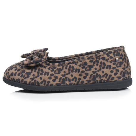 Chaussons ballerines souples, ultra confortables et légers, confort technologie everywear Bleu canardfleurs+Grisirisé+Léopard+Rayuresbleues+Sauge+Sauge noeud irisé+Taupe 16 - vertbaudet enfant 