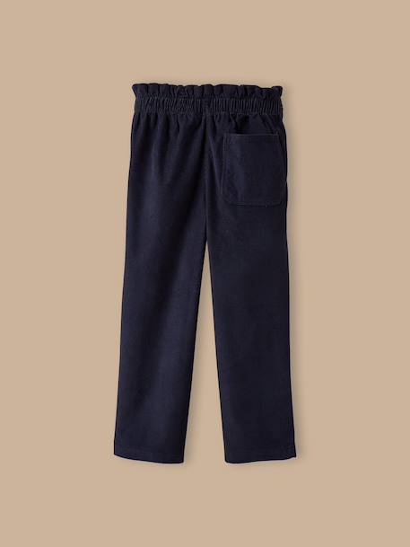 Pantalon large  en velours Kaki+Marine+Vert d'eau 4 - vertbaudet enfant 