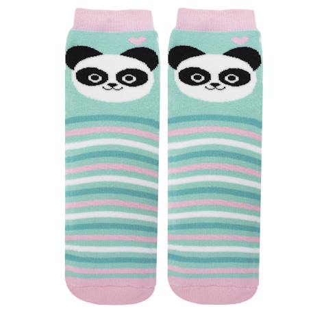 Chaussettes antidérapantes enfant turquoise 5/8 ans Turquoise 1 - vertbaudet enfant 