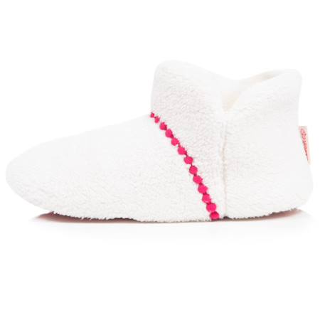 Chaussons bottillons sherpa, semelle gomme ultra souple Ivoire 3 - vertbaudet enfant 