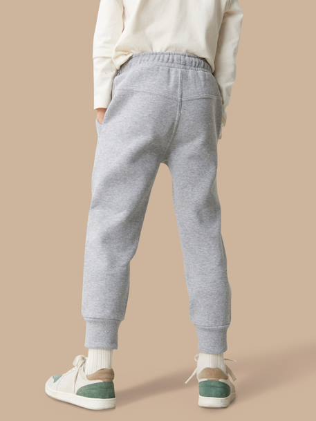 Pantalon de jogging garçon Gris chine+Navy 2 - vertbaudet enfant 