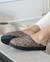 Chaussons mules suédine semelle plateforme Beige+Léopard camel+Taupe 8 - vertbaudet enfant 