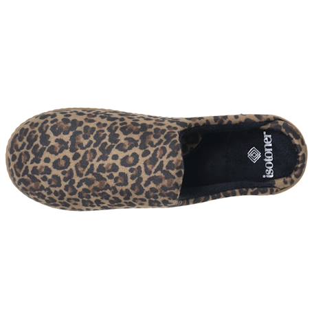 Chaussons mules ultra confortables et légers, mousse à mémoire de forme Bleu canardfleurs+Léopard+Noir+Rayuresbleues 9 - vertbaudet enfant 
