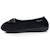 Chaussons ballerines microvelours semelle ergonomique, mousse à mémoire forme Noir+Rayures canard+Rouge 4 - vertbaudet enfant 