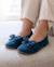 Chaussons ballerines semelle intérieure moelleuse et confortable Bleucanard+Léopard+Sauge 2 - vertbaudet enfant 