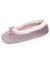 Chaussons ballerines microvelours, semelle gomme ultra souple Taupe 6 - vertbaudet enfant 