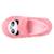 Chaussons mocassins microvelours, semelle gomme antidérapante Rose 2 - vertbaudet enfant 