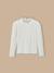 Sous-pull en coton biologique - collection junior Ecru 1 - vertbaudet enfant 