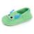 Chaussons mocassins micro,éponge, semelle gomme antidérapante Vert 1 - vertbaudet enfant 