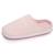 Chaussons mules suédine ultra confort moelleux souple et lavable Gris chiné clair+Noir+Rose pâle 13 - vertbaudet enfant 