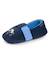 Chaussons mocassins microvelours, semelle gomme antidérapante Marine 6 - vertbaudet enfant 